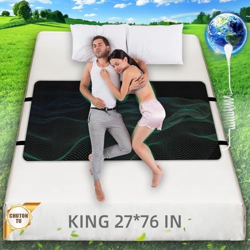 Grounding Mat,Soft Leather Grounding Pad for Sleep,Multi-Scenario...