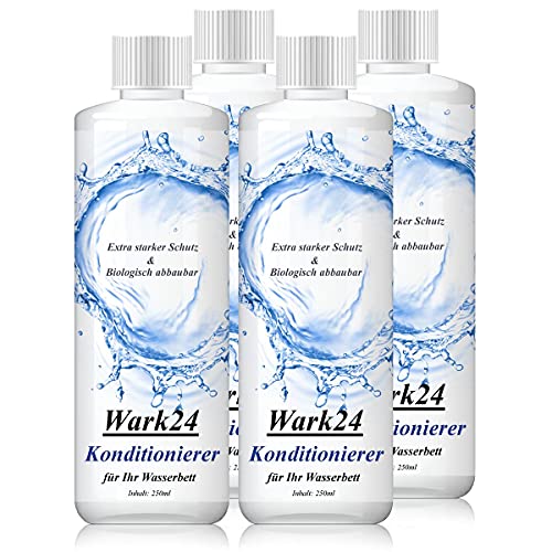 Wark24 Wasserbett Konditionierer Conditioner 250ml - Extra starker Schutz - 20% Wirkstoffgehalt - Biologisch abbaubar - bekämpft wirksam Bakterien,...