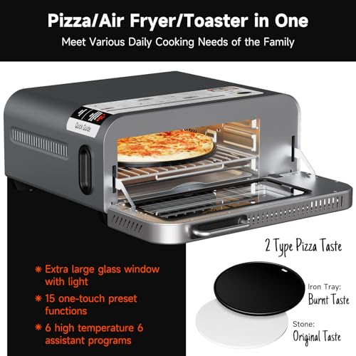 Airfryertoasterovencombo15in1digitalstainlesssteelairfryer18lpizzaovenfor12pizza9slicesflipawayoven7accessories800f3layerglassantiscalding1800w Urban Country Home Decor Air fryer toaster oven combo 15 in 1 digital stainless steel airfryer18l pizza oven for 12 pizza 9 slices flip away oven 7 accessories 800f 3 layer glass anti scalding1800w urban country home decor