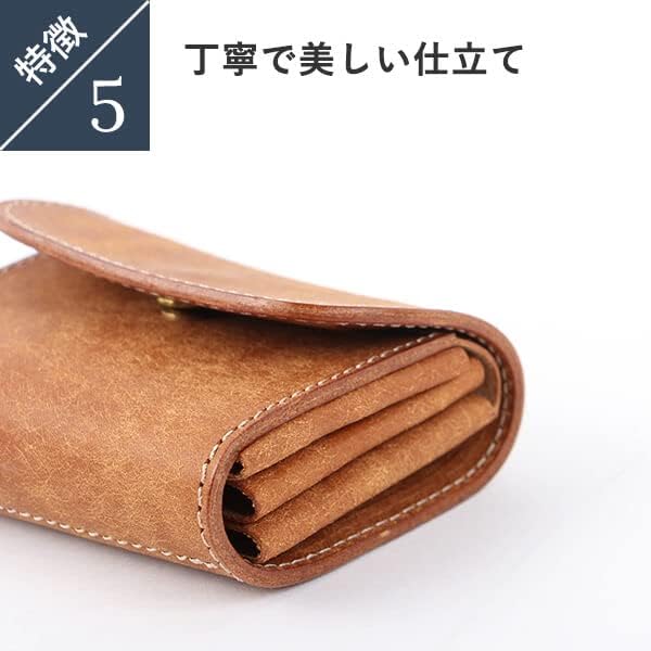 [LITSTA] 財布 三つ折り財布 リティスタ Tiny Wallet タイニーウォレット コンパクト メンズ 本革 プレゼント