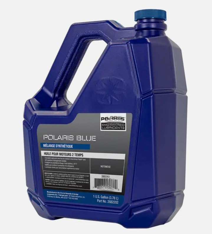 Replacement for Polaris OEM 2882202 Blue Premium Synthetic Blend 2-Stroke Engine Oil 1 Gallon Jug