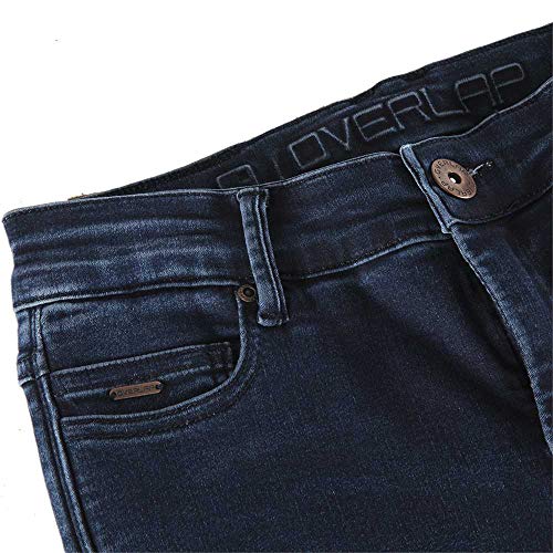 Overlap - Jeans Da Donna, Omologati Su Strada, Blu, Taglia 30 - 7