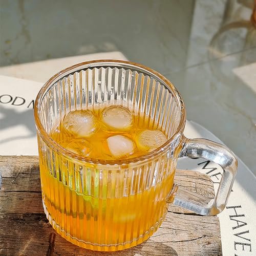 Set 2 Mugs de Vidrio 12oz con Tapa y Cuchara miniatura 5