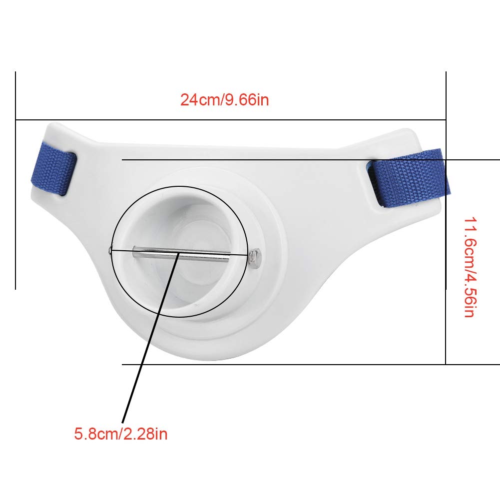 equlup Fishing Pole Holder Belt, ABS Adjustable Waist Fighting Belt Fish Tackle Accessories Fighting Waist Leash Pad for Outdoor Fishing Activities