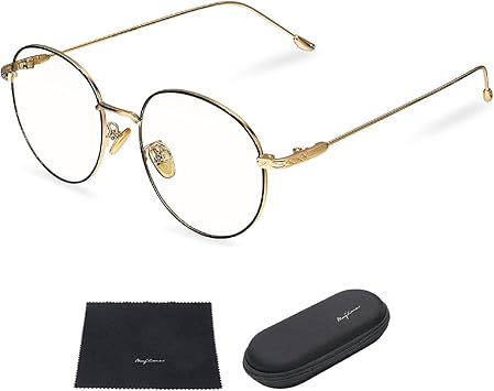 Amazon Co Jp Mujina ブルーライトカット メガネ 度なし おしゃれ Jis規格 Pcメガネ Uvカット 軽量 パソコン用 視力保護 伊達メガネ 丸メガネ 男女兼用 ボストンタイプ 国内検査機関試験済 ドラッグストア