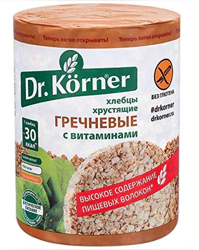 Dr. Korner Buckwheat Crispbread (3.6 Ounce / 100 Gram) Imported from Russia