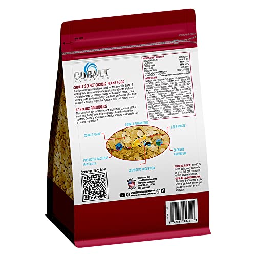 Cobalt Aquatics 27107 Cobalt Select Cichlid Flakes 5Oz. thumb #1