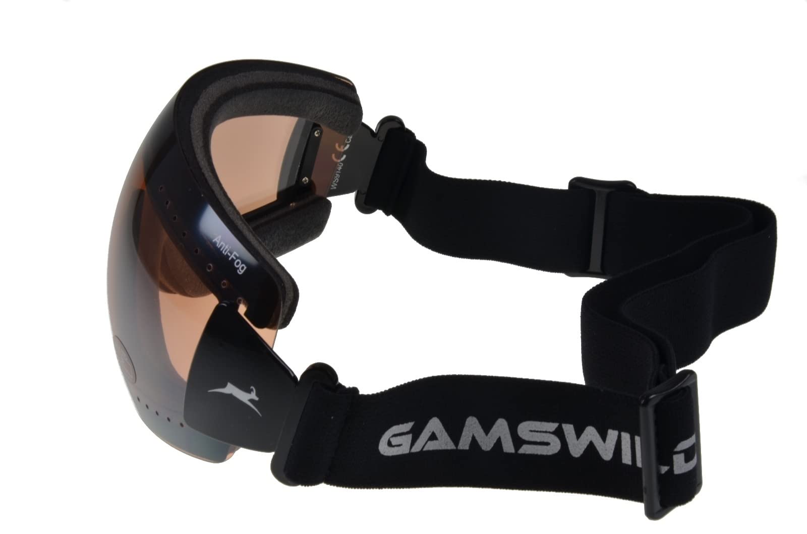 Gamswild WS9140 Skibrille Schneebrille Gletscherbrille Neuerscheinung 2022" Sportbrille Damen Herren Unisex | Glas orange | Glas blau