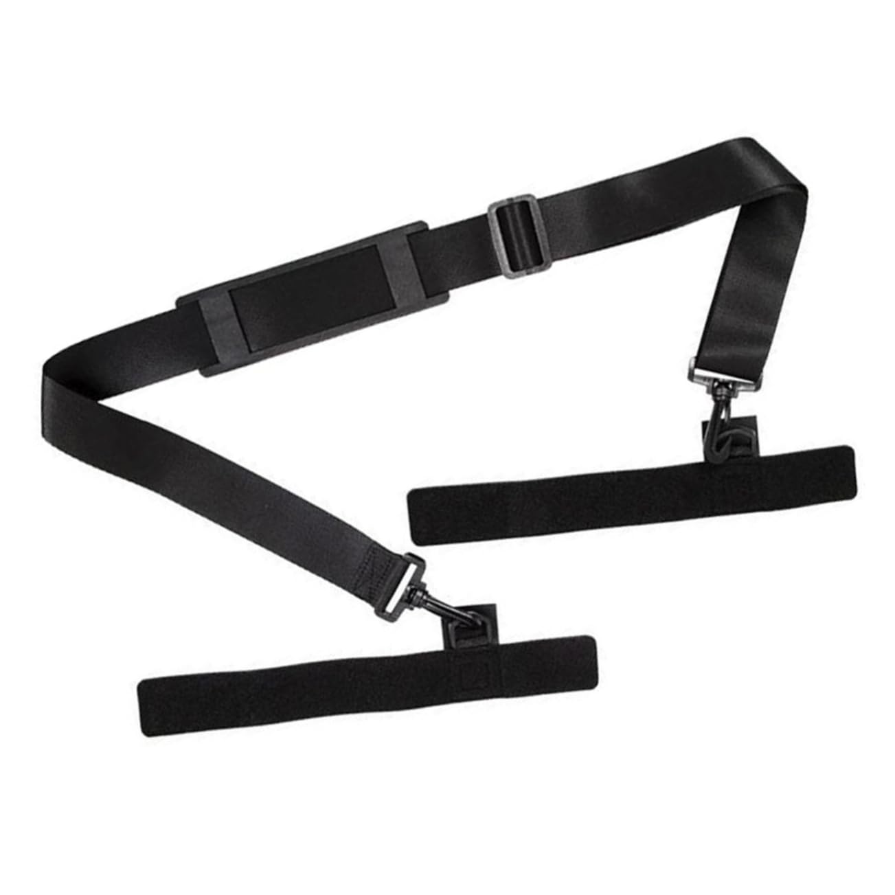 NULYLU Fishing Tackle Carrier Rod Rack Belt Fishing Rod Straps Comfortable Shoulder Belt for Adults