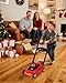 Kids Lawn Mower with Realistic Grass-Cutting Action and Sounds – No Batteries Required | Fun Outdoor Push Toy, Birthday Gift & Holiday Present for 3, 4, 5, 6, 7, 8 Year Old Boys and Girls (Red)