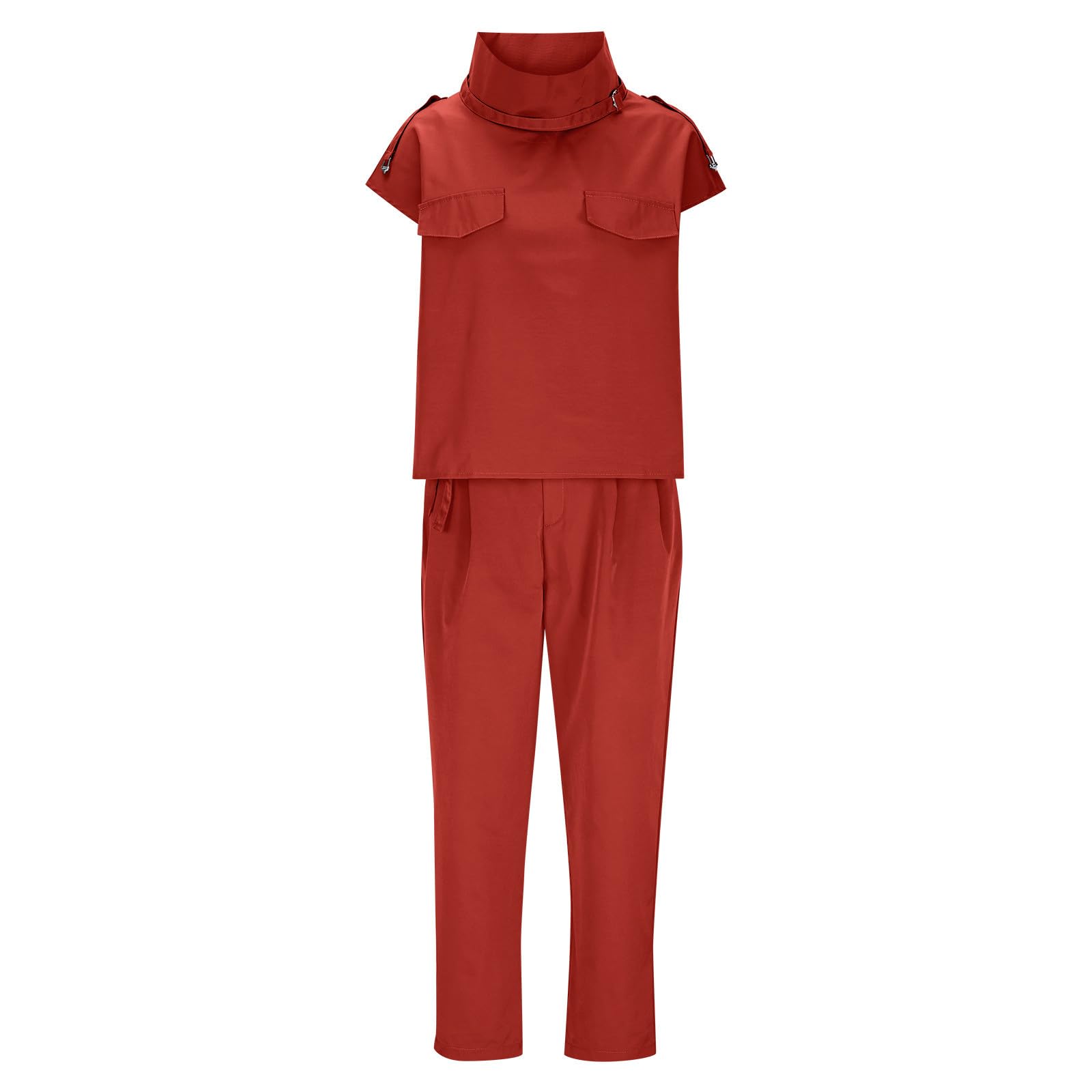 Donna Tuta Estiva Moda da Spiaggia Completo Curvy in Due Pezzi Estivo Leggera Confortevole Maglia a Senza Maniche + Pantaloni Lunghi Abbigliamento Elegante Offerte Estivo