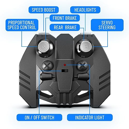 Image of Mirana 4WD Remote EXPLORER C-Type USB Rechargeable RC Car | Off Road Rock Crawler Monster Truck ATV 4x4 Wheel Drive High Speed With Proportional Racing Car Gift for Boys Girls Kids (Silver)