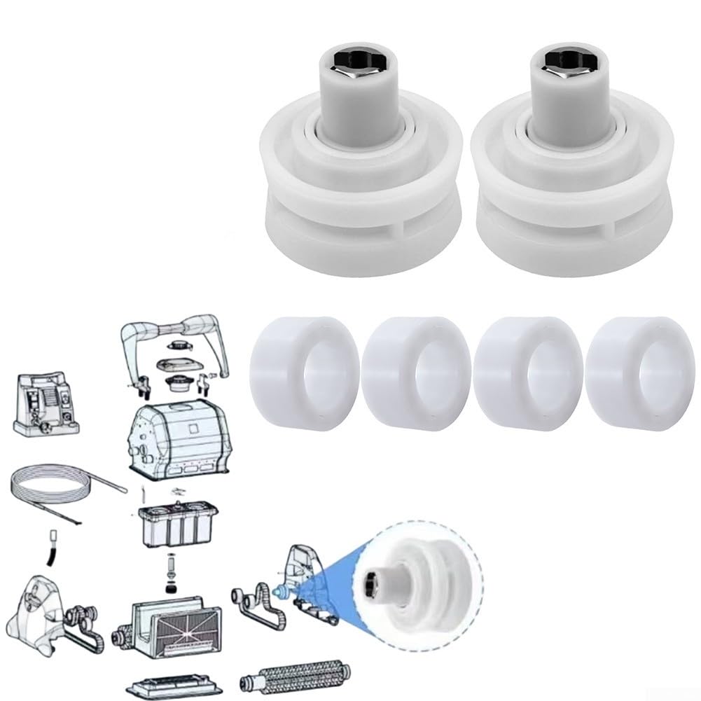 Kit di montaggio puleggia RCX26000 e RCX26002 di supporto per Hayward per pulitori robotici TigerShark, tra cui serie 500 e QC Plus (6 pezzi)