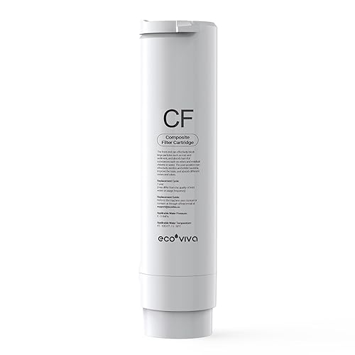 Ecoviva Ersatz-CF-Filterkartusche für Arbeitsplatten-Umkehrosmoseanlage WP-RO-200G - CF