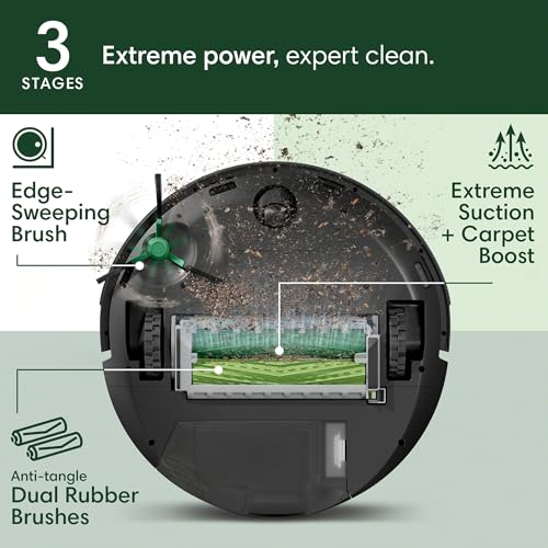Image of iRobot Roomba Max 705 Robot Vacuum with AutoEmpty Dock, Powerful Suction, Dual Rubber Anti-Tangle Brushes, LiDAR Navigation, Obstacle & Anti-Fall Detection, for Carpet and Hard Floors