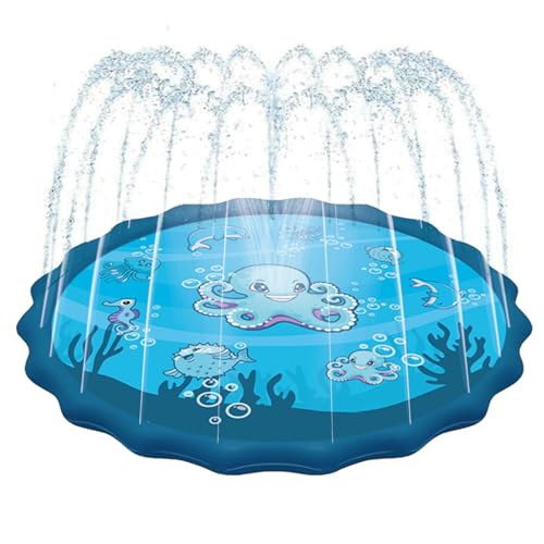 Super Splash | Jeu d'eau pour Enfants | Bassin avec Jets d'eau | Jouet Tapis Exterieur Enfant | Installation Facile | Arrosage Automatique | Jeux Famille Plein...