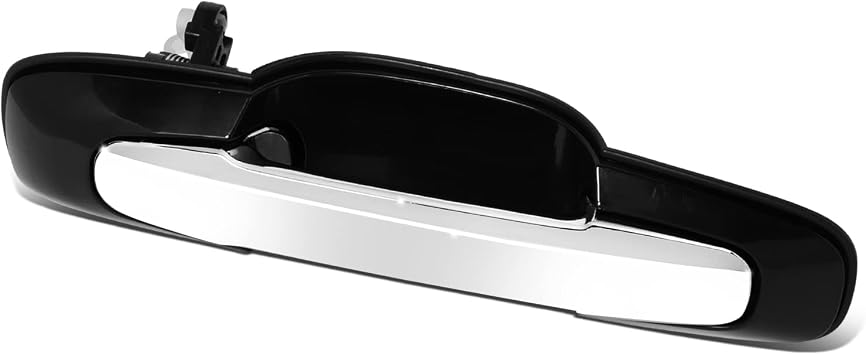 Auto Dynasty Factory Style Front Rear Door Pull Handle Compatible with Suzuki Grand Vitara 1999-2004, Passenger Right Side, Chrome Black