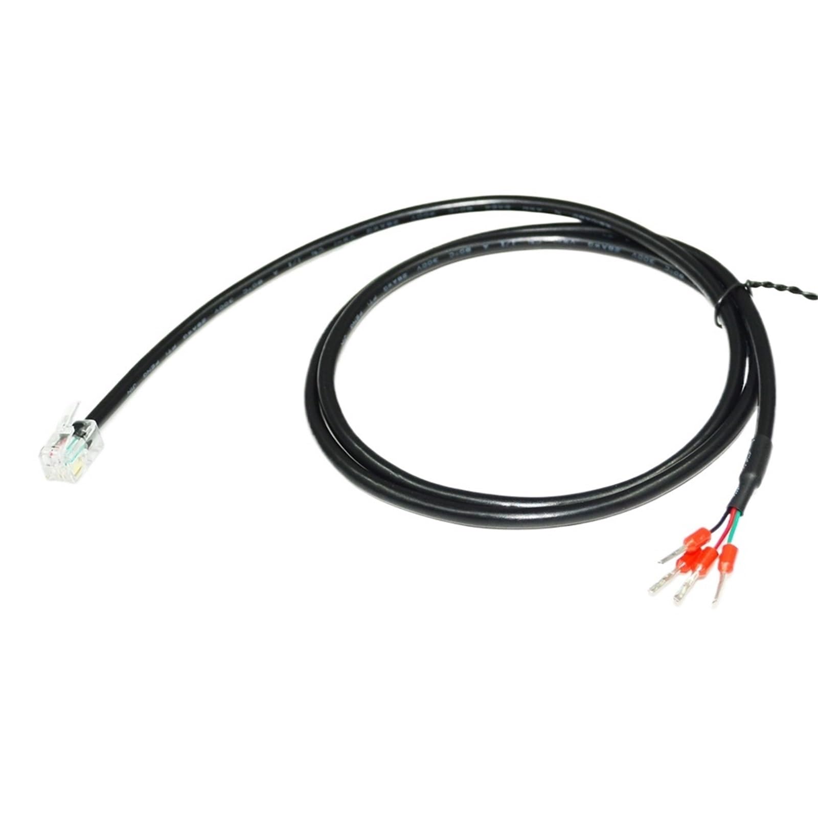 Conector RJ11 6P4C a 4 Pines / RJ9 4P4C a 4 Pines, Cable blindado con Extremo de Cable.(5 Metre,No.2 6P4C)