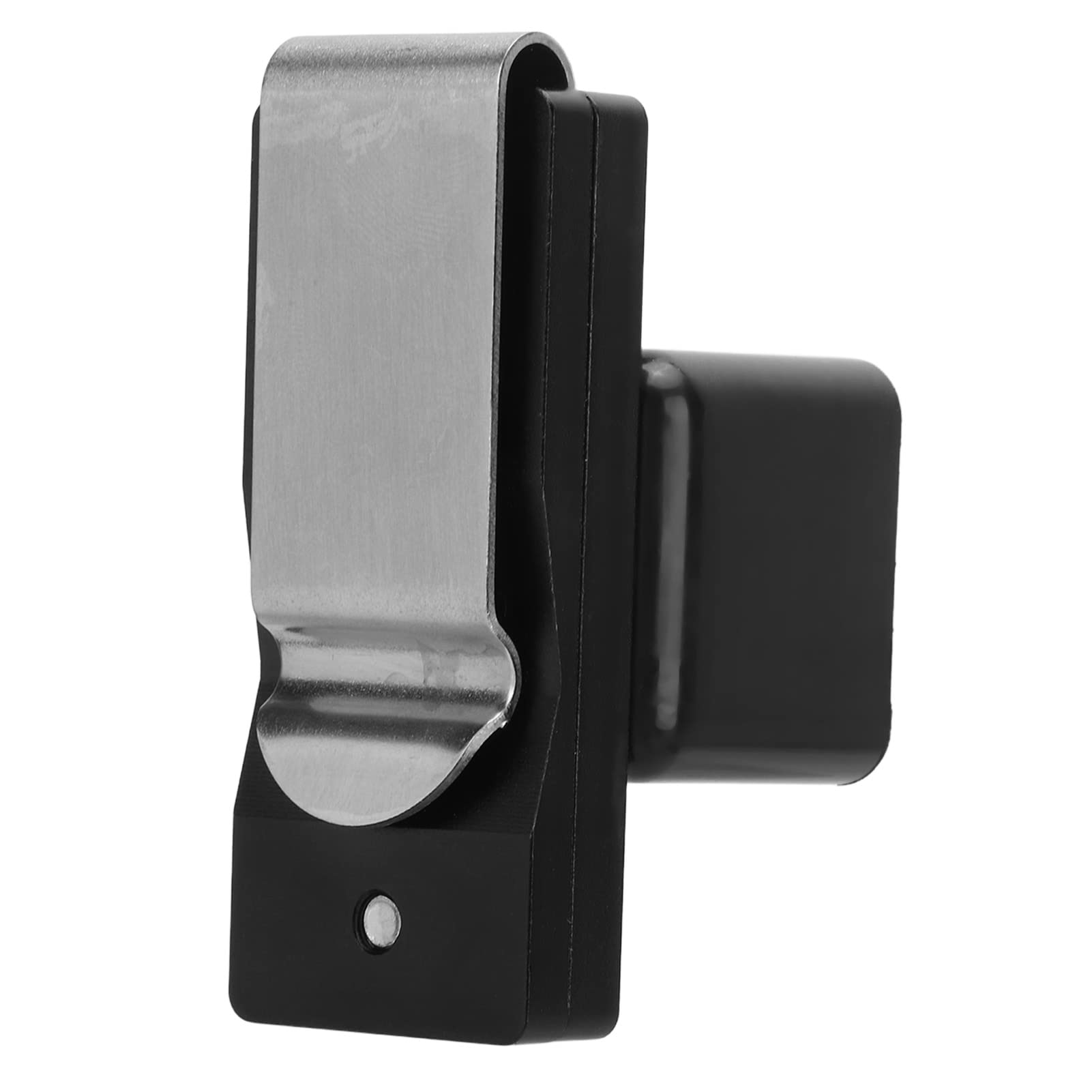 EVTSCAN Magnetic Billiard Cue Chalk Holder, with Aluminum Belt Clip, for Standard Square Shaped Chalk Cubes, Pocket Pool Chalk Case for Pool Halls, Snooker Players