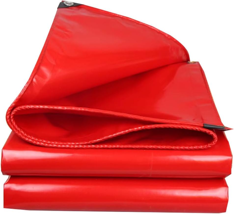 Extra Heavy Duty Tarp Cover 9.8x19.7ft, Waterproof Tarpaulin with Grommets, 18 Mil Resistant Tarpaulin, Waterproof Tarps Outdoor Rip and Tear Proof, Multifunctional Tarp Cover