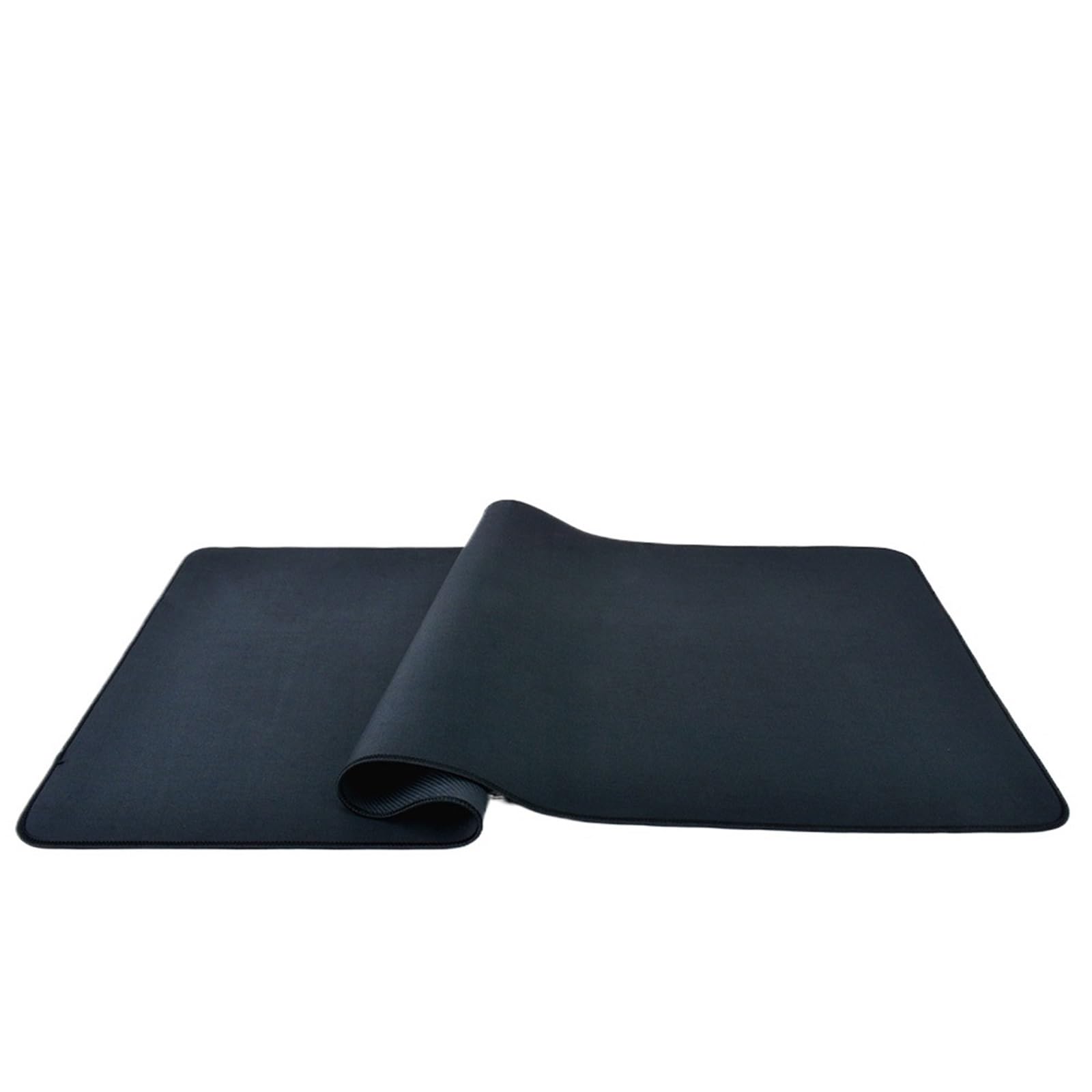 Schreibtischunterlagen Rutschfeste Schreibtischunterlage Aus Naturkautschuk, Mauspad Mit Feststellkante, Spielmatte For Computertastatur, Gaming-Mauspad(Black-Black,120 x 50 cm)