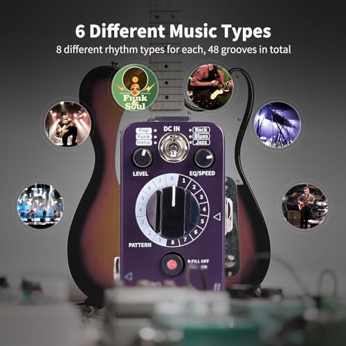Image of MOOER Micro Drummer II Guitar Drummer Pedal Drum Machine