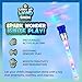 IPIDIPI TOYS Snowflake Wand - Spinning Light Up Magic Wand for Kids, Princess Fairy, Stocking Stuffers Light Up Toys, Goodie Bag - Ideal Gift, Birthday Party Gift for Girls
