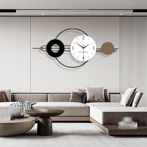 GSWBO Grande Horloge Murale Design Moderne, élégante Horloge Murale Silencieuse, Créativité...
