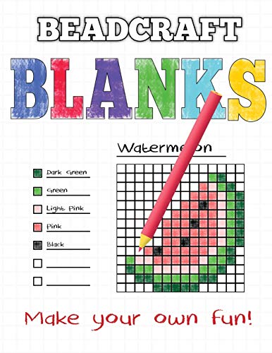 Beadcraft Blanks: Make your own pegboard-ready patterns for Perler beads, pixel art, Qixels, Hama, Artkal, Simbrix, Fuse, Melty, Nabbi, Pyslla, cross-stitch and more!