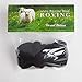 Desert Breeze Distributing 100% Natural Merino Wool Roving - Premium Combed Top Merino Roving Wool - Tapestry, Spinning, Wet Felting & Needle Felting Supplies - 21.5 Micron - 1 oz, Color Black