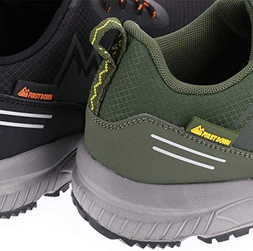 Amazon はきもの広場 ファーストダウン メンズ スニーカー Fdm0114 ブラック カーキ 25 0cm 27 0cm トレイルシューズ 軽量 幅広 防水 通気性 男性 カーキ 26 0cm はきもの広場 シューズ バッグ