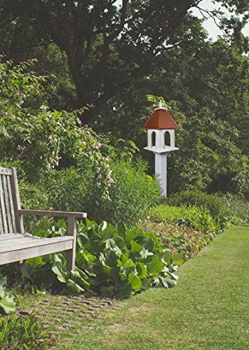 Paradise Birdhouses - Camellia Bird Feeder (Hammered Copper) #TOP2