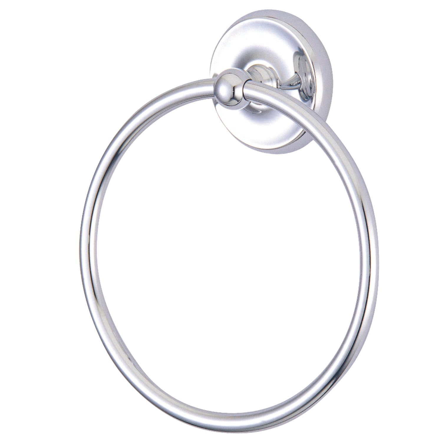 Kingston Brass BA2714PB Milano 6-Inch Towel Ring – Polished Brass, Classic Style