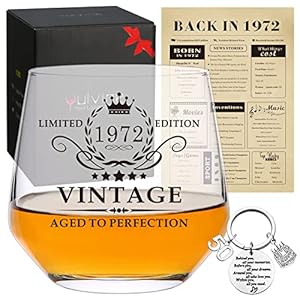 YULVINE 50th Birthday Gifts for Men Him Funny Gag 50 Year Old Gift Ideas for Mens Happy 50th Years Gift for Man Party…