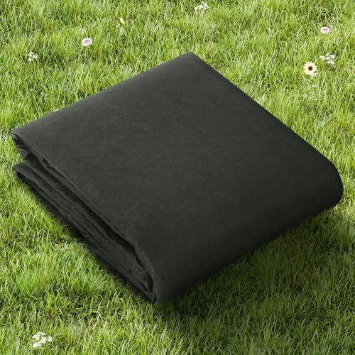 Driveway Fabric, 15x20FT Non Woven Geotextile Fabric for Landscaping, Heavy Duty Garden Weed Barrier Fabric, 4OZ Landscape Fabric, French Drains Drainage Fabric, Ground Cover Weed Control Fabric