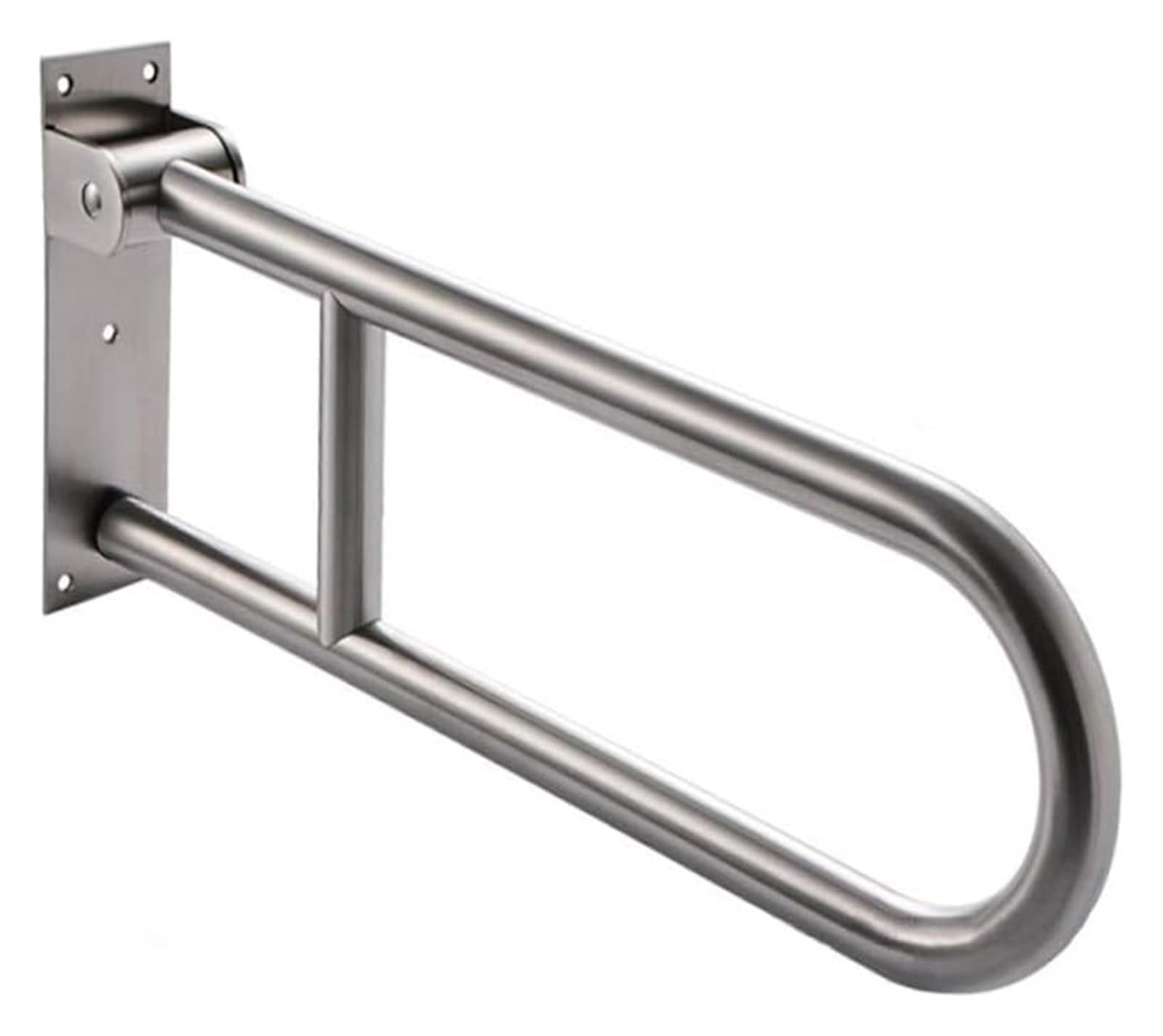 Barra de agarre Manija de baño Soporte de seguridad Pasamanos, discapacitados para baño Inodoro Barras de seguridad abatibles para inodoro Pasamanos de inodoro plegables antideslizantes Montaje en pa