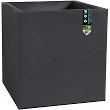 EDA PLASTIQUES 13730 BR. T SX1 Volcania Square Plastic Tray 40 x 40 x 40 cm