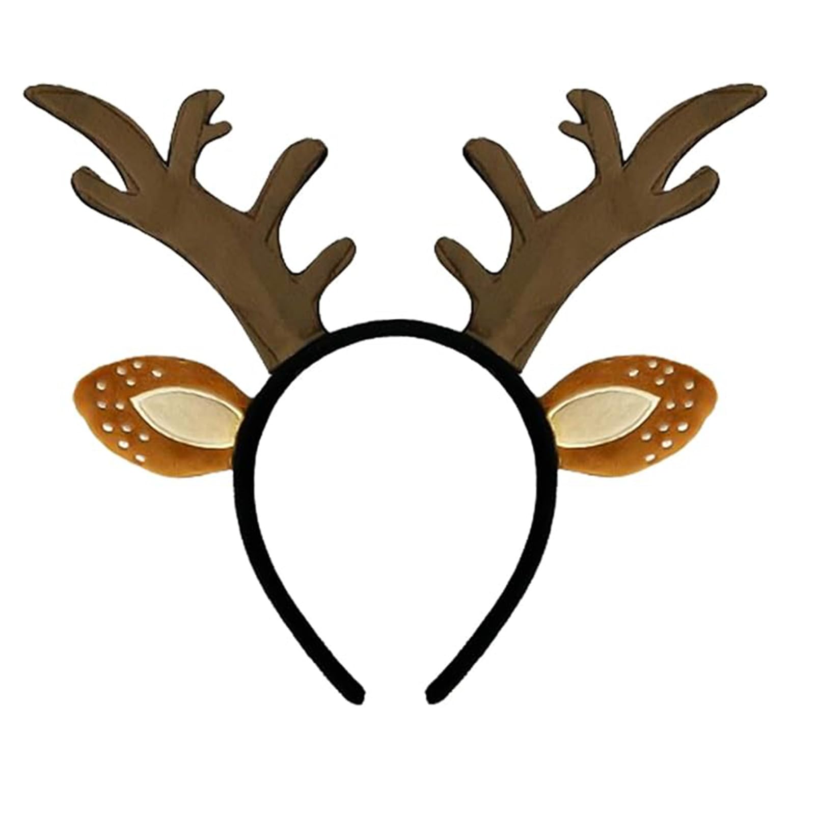 TUKNN Cute Christmas Deer Antler Headband,Reindeer Headbands,Christmas Headbands for Adults,Reindeer Antlers Headband,Holiday Party Barrettes,Reindeers Xmas Head,for Halloween,Carnival,Xmas Party