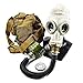 NKST Group Vintage Genuine Soviet Russian Gas mask GP-5 Post-Apocalyptic Cosplay Costume (Medium) Grey