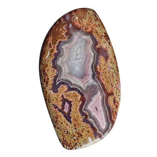 Pendentif agate violette naturelle aux vibrations apaisantes 67mm