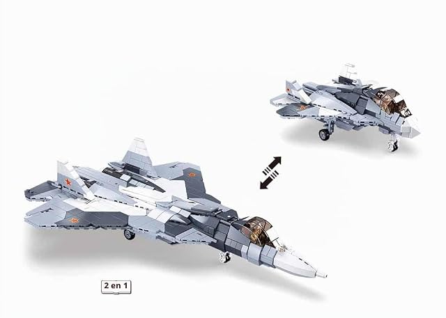 Foto 2 de 5 de Sluban ModelBricks - su - 57 Fighter 2 en 1 893PCS, M38-B0986
