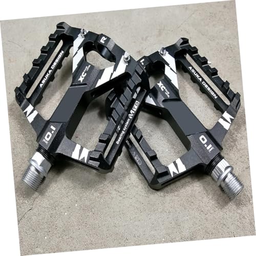 GALPADA 1Pair Non Slip Mountain Bike Pedals Durable Flat Platform for Comfortable Riding Design for Road Touring and 6