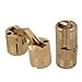 4PCS Hidden Invisible Concealed Copper Barrel Hinge 12mm for DIY Wooden Door (12mm) …