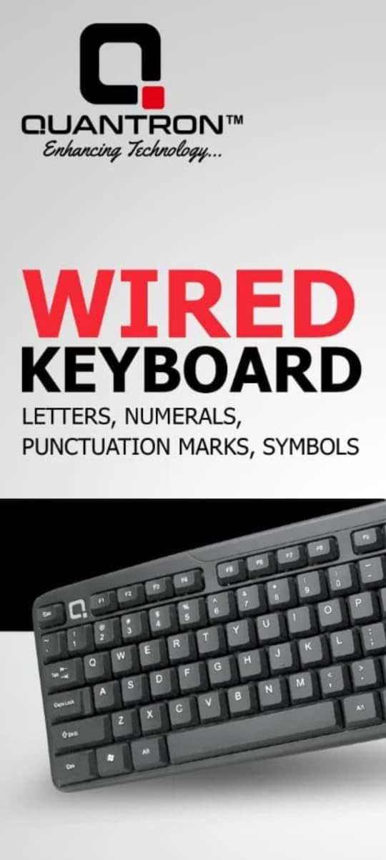 CELTON QUANTRON Wired Keyboard |Full-Size USB Plug-and-Play Keyboard for Desktop, Laptop, or PC.-image-48
