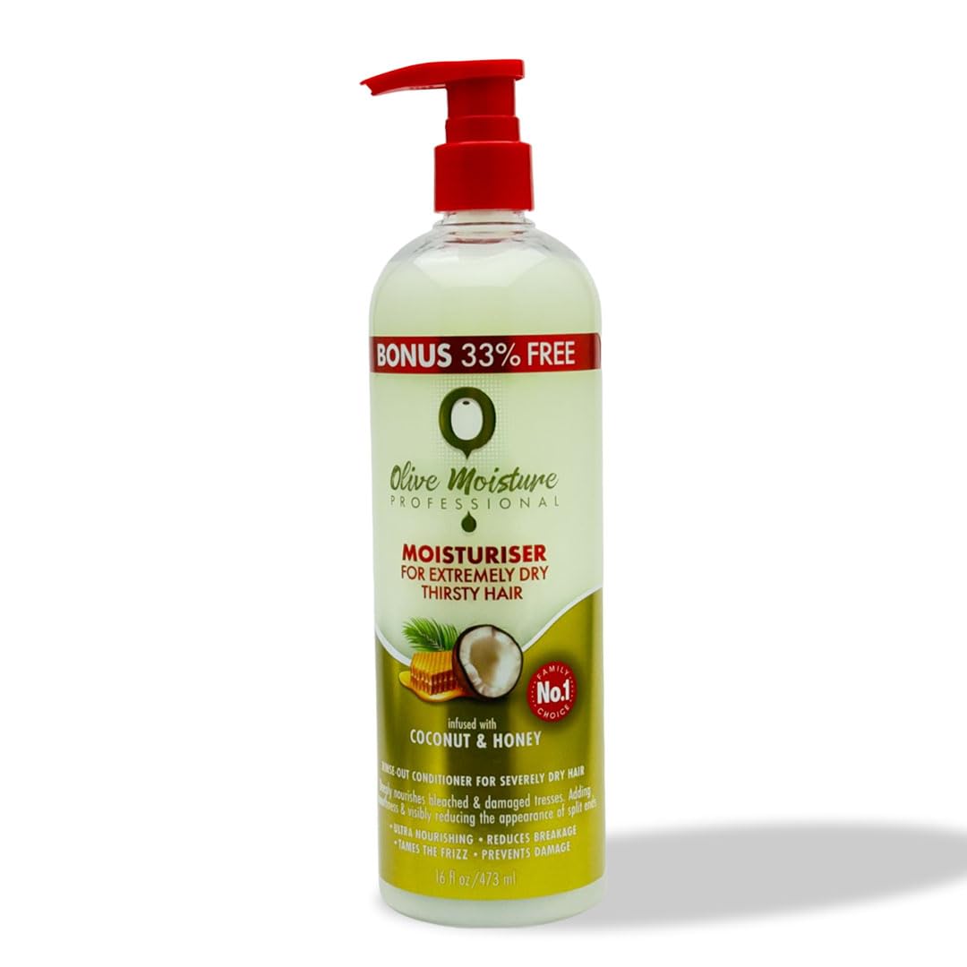 Olive Moisture Professional Moisturiser for Extremely Dry Hair 16 Oz, White, 1 ml (Pack of 1)