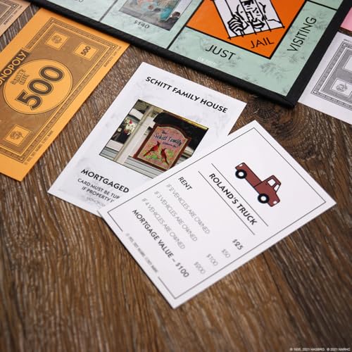 Monopoly Schitt's Creek juego de mesa edición coleccionista miniatura 5