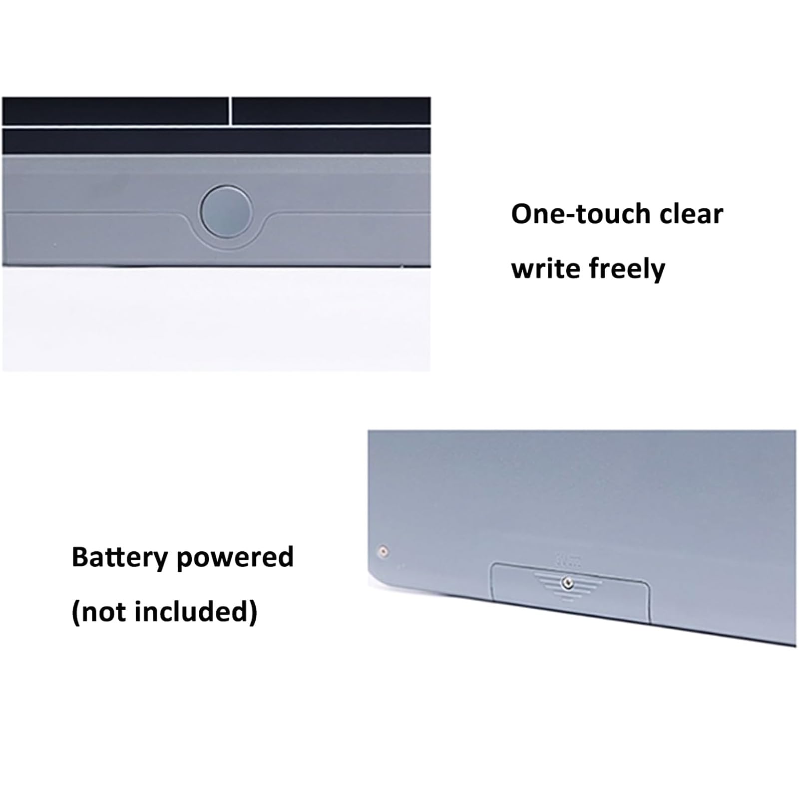 Tablica do treningu taktycznego LCD 15", taktyczna tablica do znaków, elektroniczna tablica taktyczna do piłki nożnej, z wyłącznikiem eliminującym/blokady jednym dotknięciem i długopisem, do