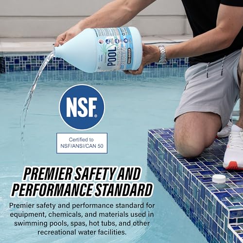 Image of Nature's Freedom Hydrogen Peroxide Swimming Pool and Spa Non-Chlorine Shock-Oxidizer (1 Gallon), NSF Listed