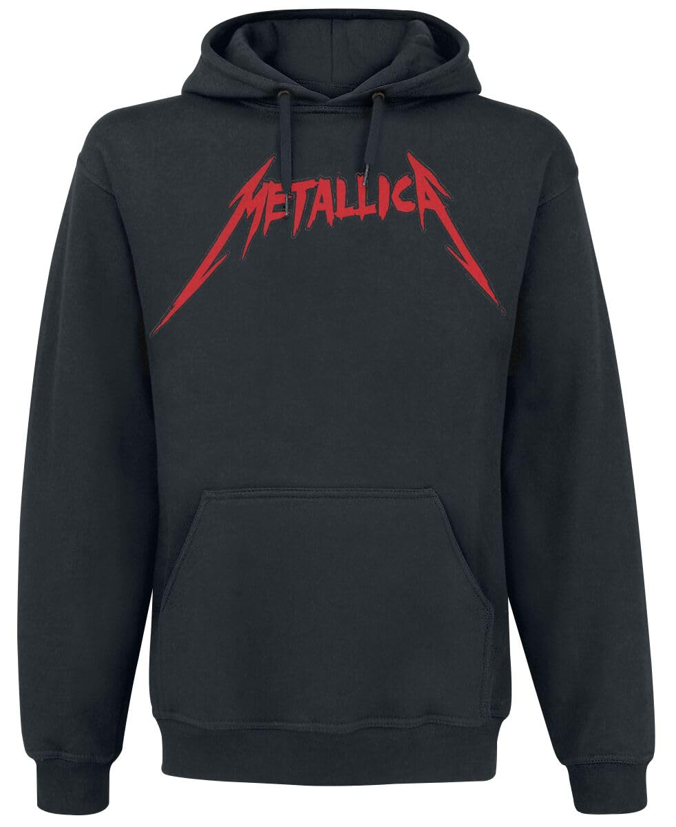 Metallica Skull Screaming Red 72 Seasons Men's Hoodie Black S