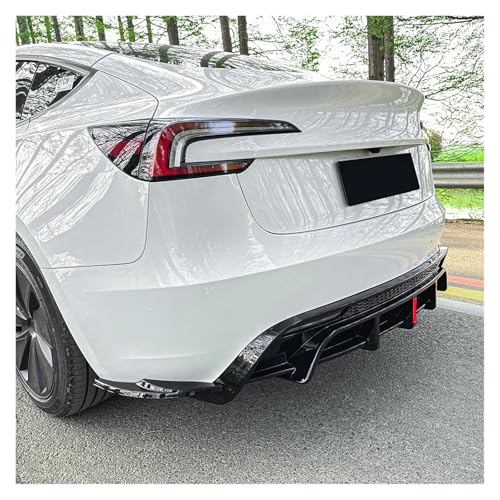 Diffuseur Tesla Model 3 2024 carbone : transformez l'arrière lisse de votre auto - 4
